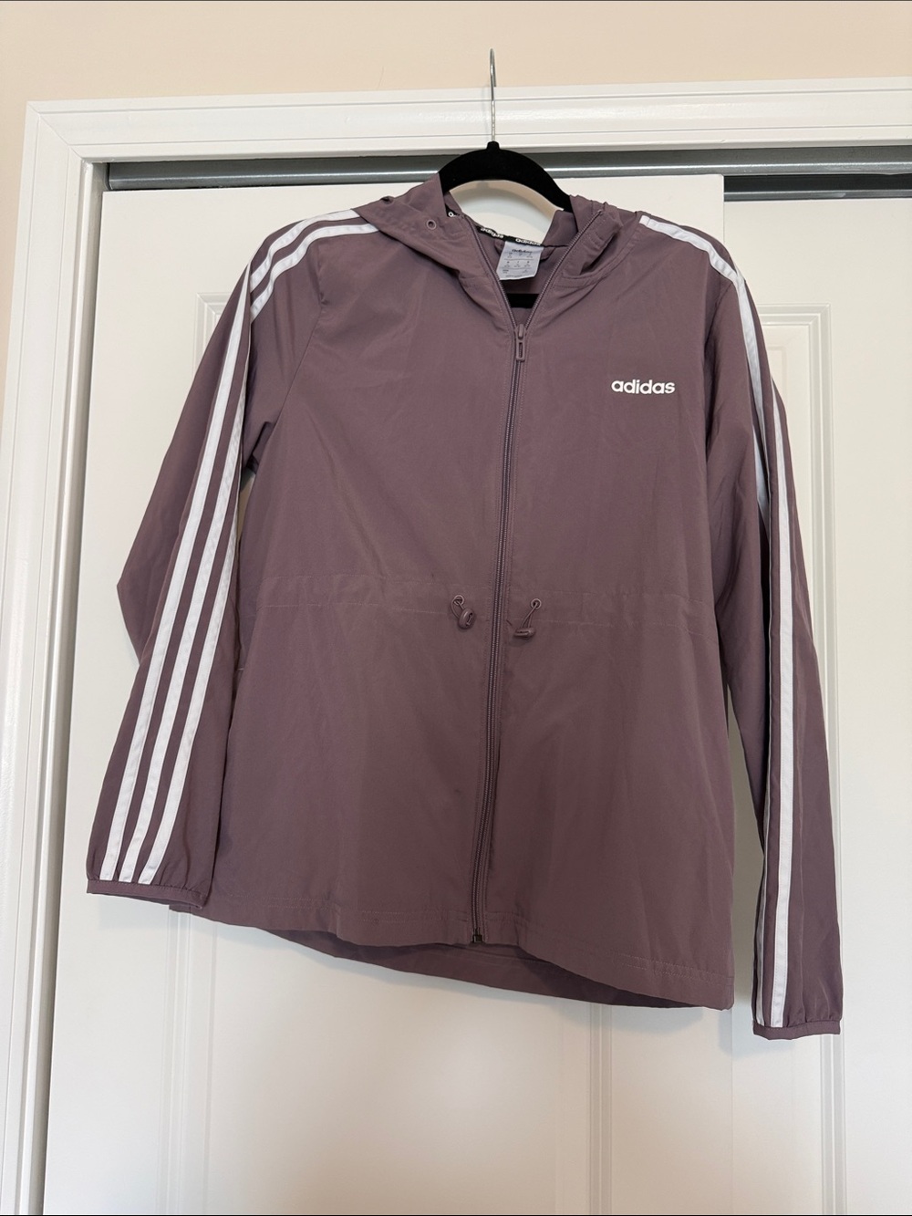 adidas Mauve Hooded Track Jacket